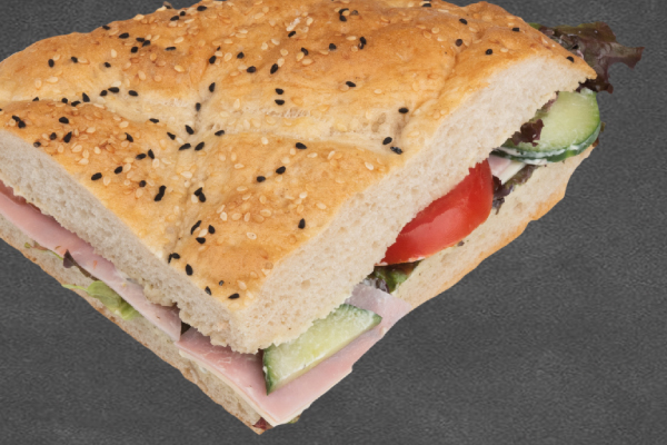 Fladenbrot Schinken & Käse