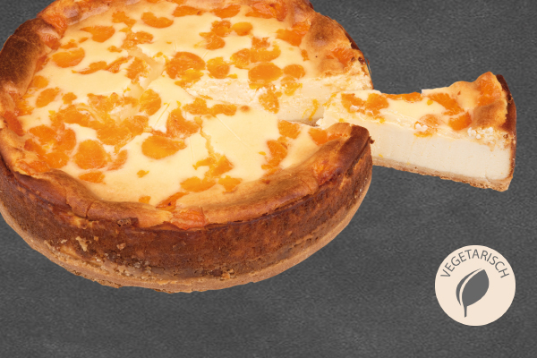 Käsekuchen mit Mandarinen